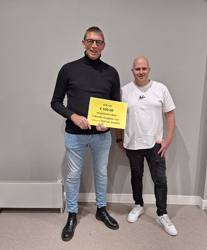 Gift voor Stal van Zundert