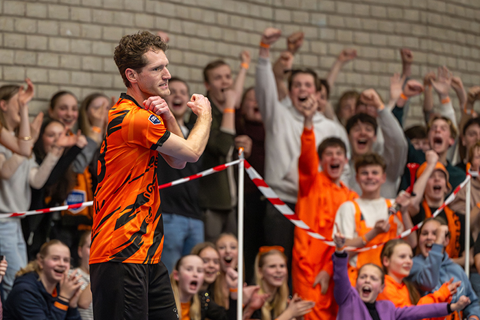 Mark Kreikamp maakte een opvallende rentree. 