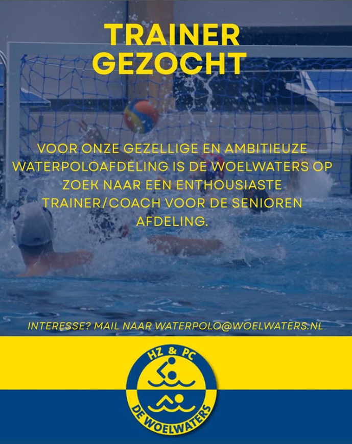 trainer gezocht De Woelwaters