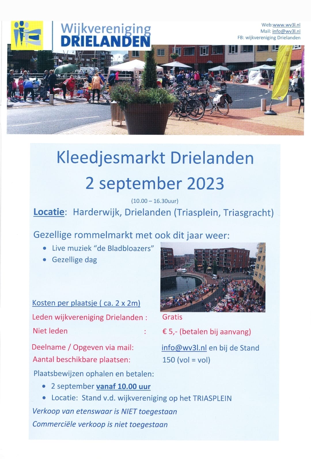 Kleedjesmarkt Drielanden 2023