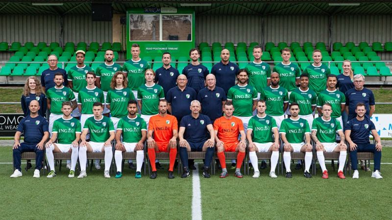 VVOG Harderwijk eerste elftal seizoen 2019 2020
