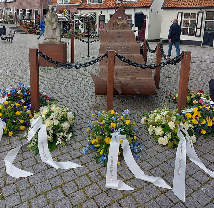 Herdenking verdronken vissers Harderwijk 2026