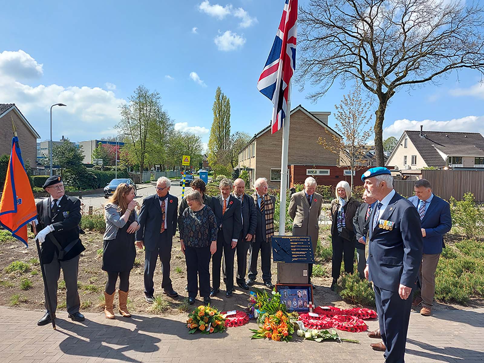 Lancester monument Harderwijk nabestaanden