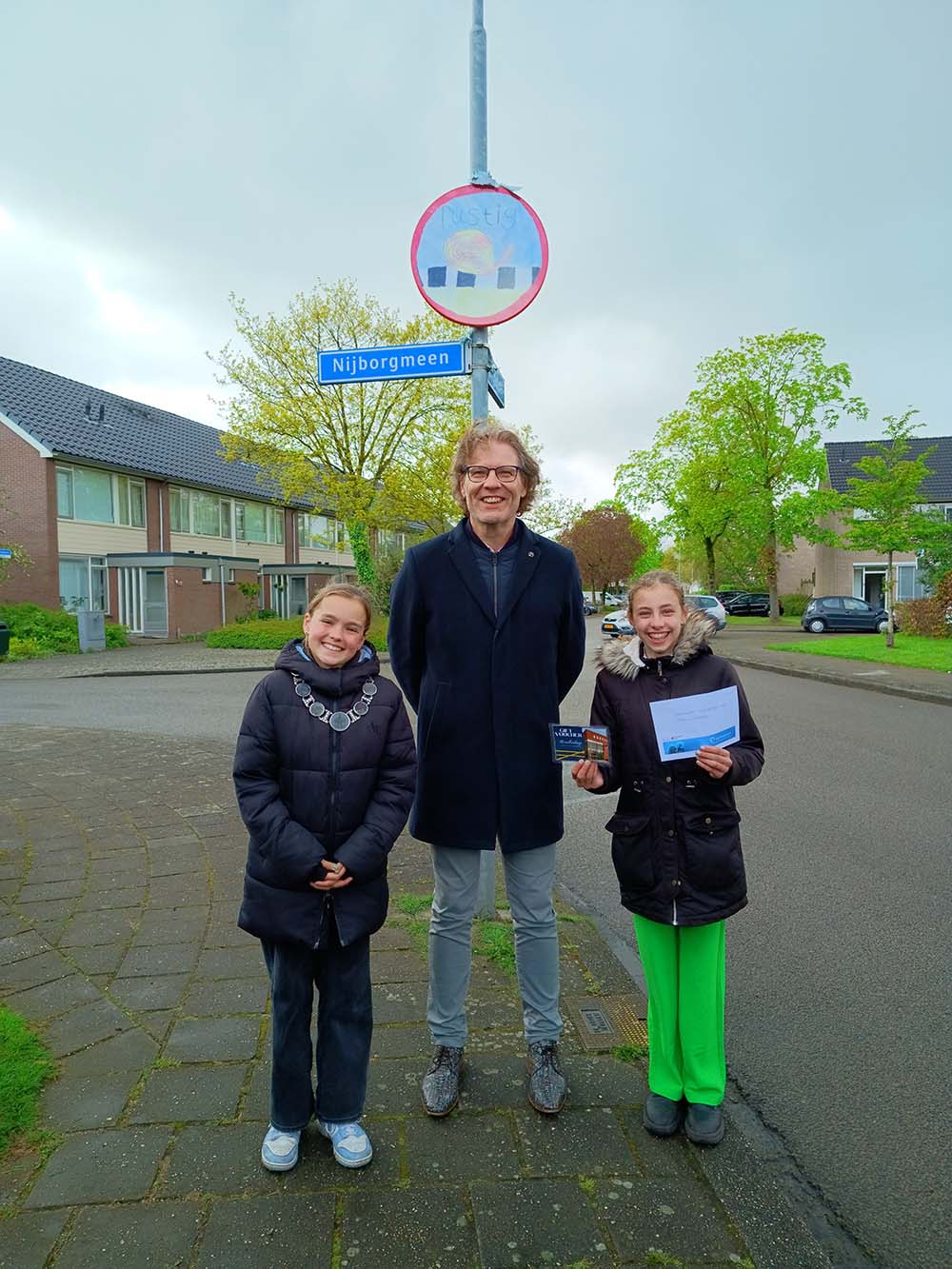 Onthulling bord Slakkengang