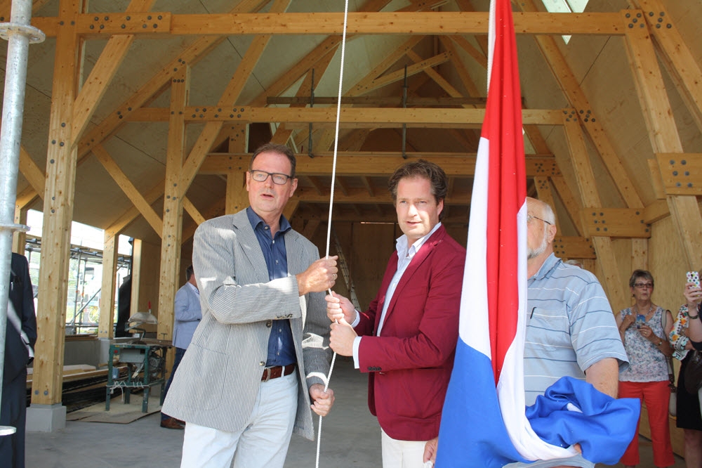 Hoogste punt bereikt nieuwbouw Vischafslag en Botterwerf Harderwijk