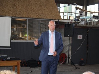 Prof. Dr.  Jan Jacob van Dijk, CDA gedeputeerde Gelderland spreker bij COP Veluwe