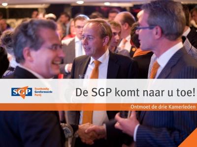 Drie SGP-Kamerleden in Harderwijk