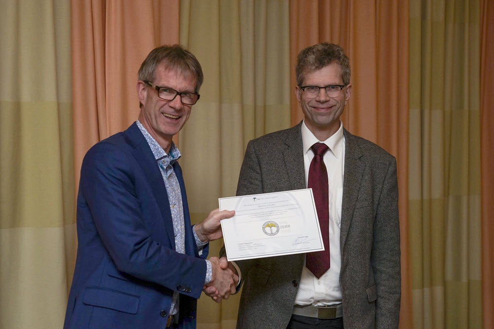 Zilveren certificaat Milieuthermometer Zorg voor ziekenhuis St Jansdal Harderwijk