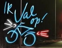 Campagne fietsverlichting ‘Ik val op’ 