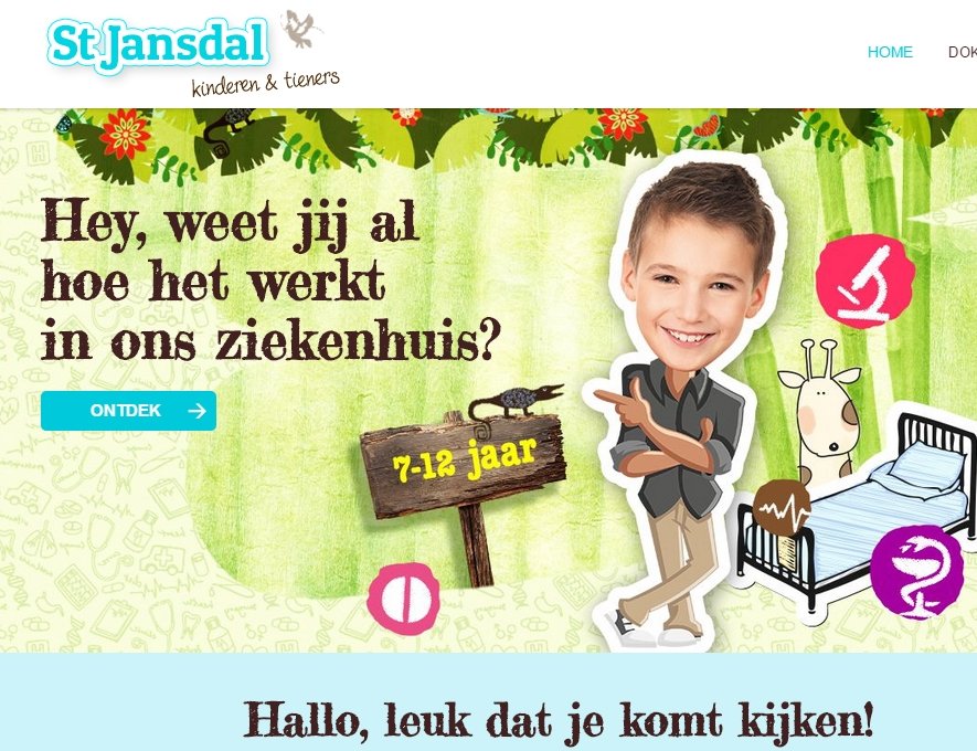 Kinderwebsite voor St Jansdal