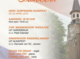 Oranjeconcert Hervormde Dorpskerk Nunspeet