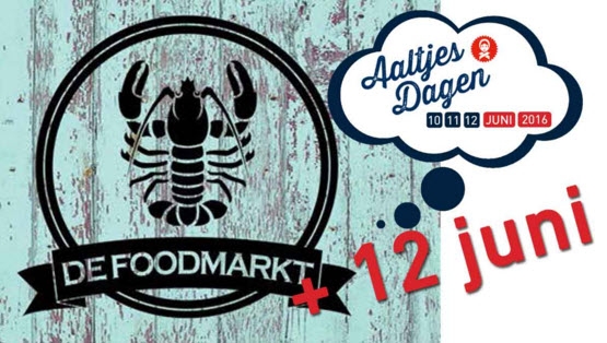 Foodmarkt op zondag 12 juni tijdens Aaltjesdagen Harderwijk