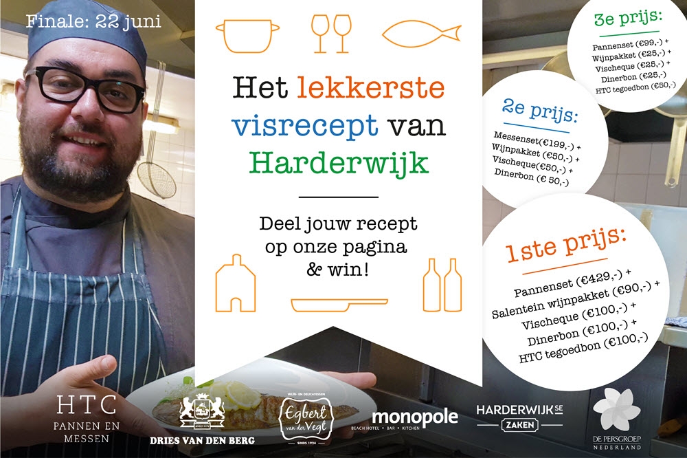 Wie doet er mee met de wedstrijd Lekkerste visrecept van Harderwijk!