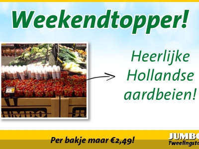 Weekend topper! Heerlijke Hollandse aardbeien