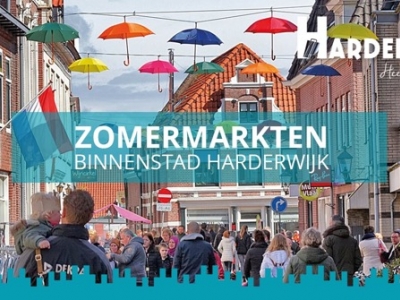 Zomermarkt woensdag 20 juli in binnenstad Harderwijk 