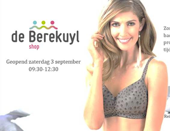 Therapeutisch Centrum de Berekuyl opent een winkel voor lymfoedeem, borstprotheses en lingerie/badkleding voor prothesedraagsters