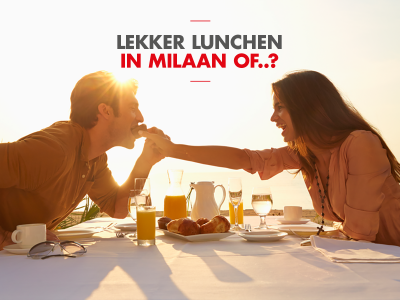 Maak kans op een luxe lunch in een Europese stad voor twee personen! 