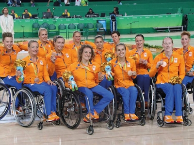 Orange Angels pakken BRONS op Paralympische Spelen.