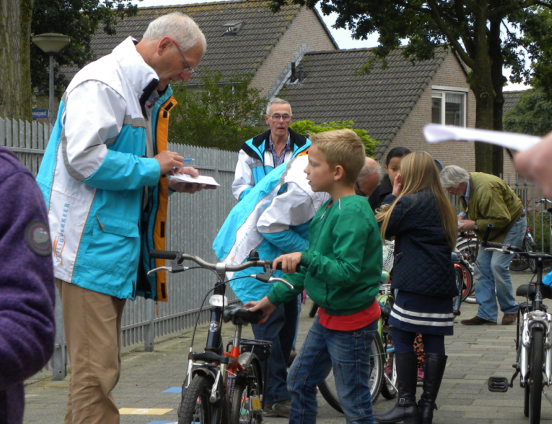 Fietsenkeuring op de Harderwijkse basisscholen