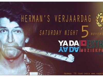 Estrado Live: Herman Brood’s 70th Birthday! Met Tribute band Yada Yada 