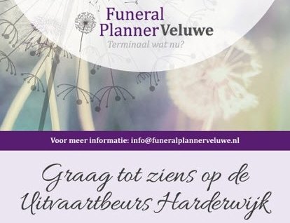 Zaterdag 19 november Persoonlijk Afscheid Uitvaartbeurs Harderwijk 