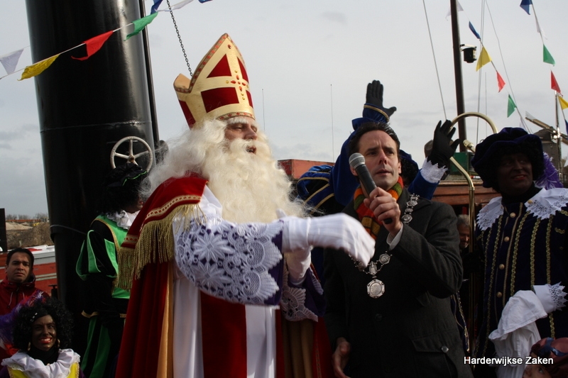 Intocht Sinterklaas en zijn Pieten in Harderwijk op 12 november 2016