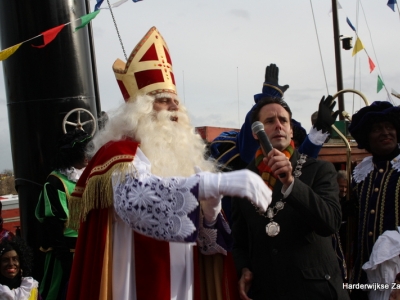Intocht Sinterklaas en zijn Pieten in Harderwijk op 12 november 2016