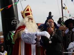 Intocht Sinterklaas en zijn Pieten in Harderwijk op 12 november 2016
