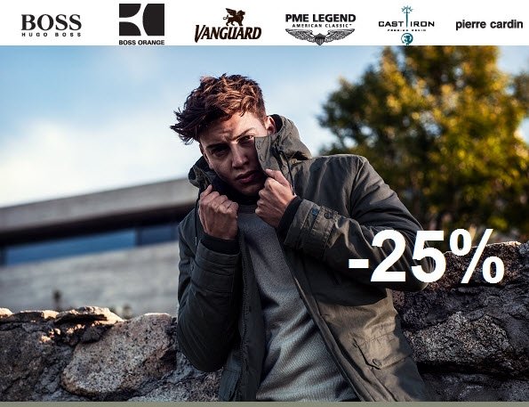 Dit weekend alle jassen en jacks 25% bij Germano Menswear in Harderwijk