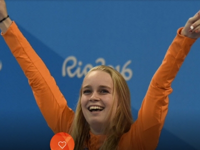 Lisa Kruger (16) uit Harderwijk Euopees record 50m rugslag 