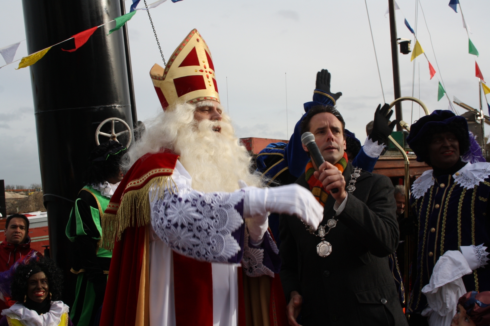 Intocht Sinterklaas zaterdag 12 november 2016 in Harderwijk