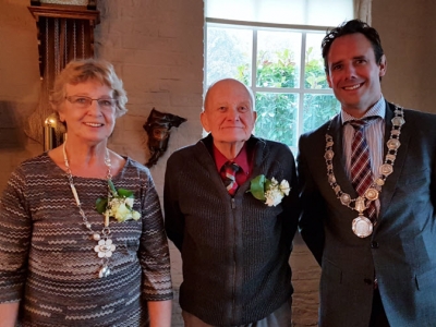 Echtpaar B. Kappenberg en A. Kappenberg-van den Berg vieren hun 60 jarig  huwelijksjubileum