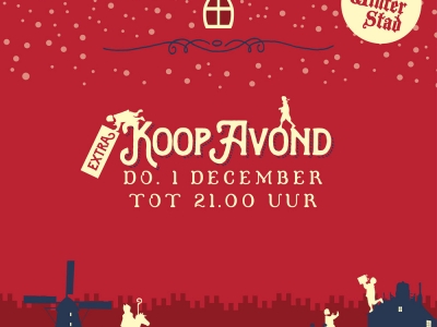 Extra koopavond op donderdag 1 december in de binnenstad van Harderwijk