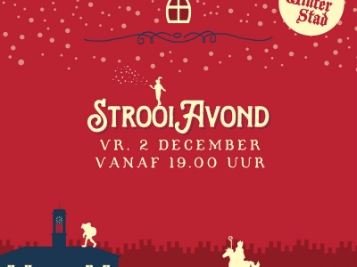 Ouderwets gezellige strooiavond op vrijdag 2 december in Harderwijk