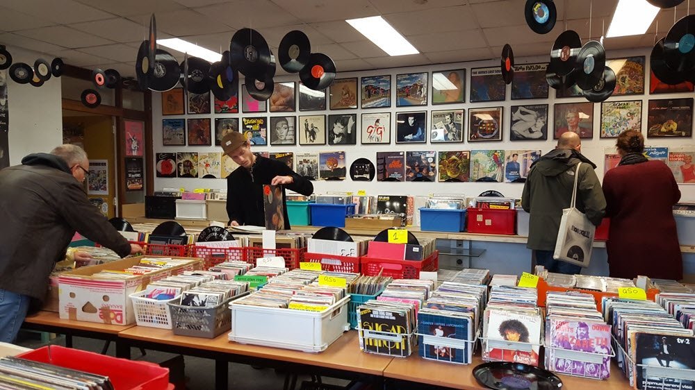 Platen en cd beurs in Muziekpodium Estrado in Harderwijk