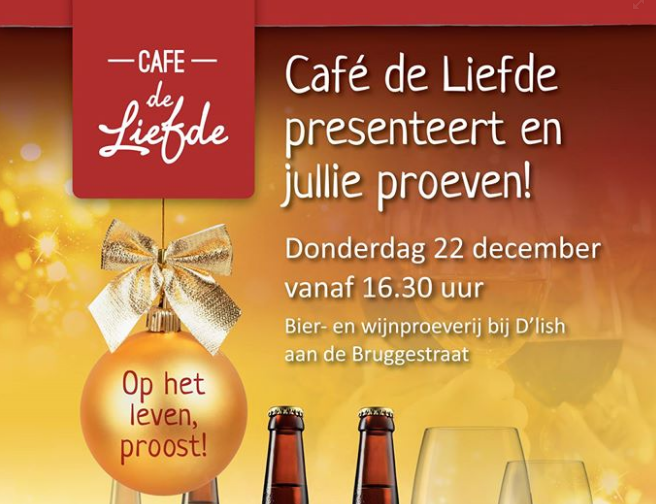 Bier- en wijnproeverij van Café de Liefde