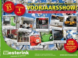 Voorjaarsshow tuinmachines Westerink