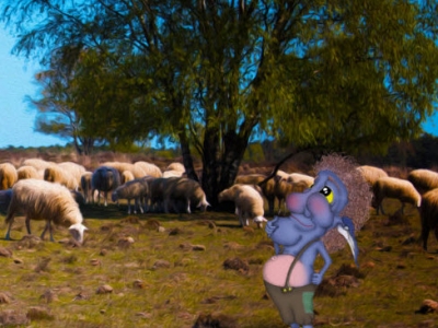 Kindertentoonstelling ‘Blauwe Gerrit en het mysterie van de verdwenen schapen’