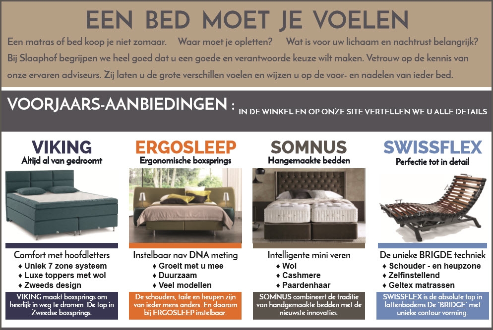 Een bed moet je voelen!