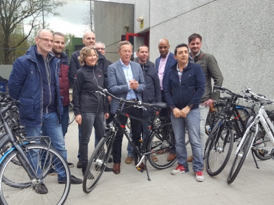 Opening fietsenwerkplaats azc Harderwijk 