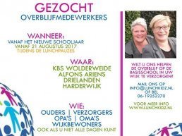 LunchKidz opzoek naar Overblijfmedewerkers