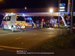 Botsing op de Newtonweg - Knardijk