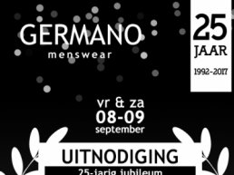 Germano Menswear bestaat 25 jaar