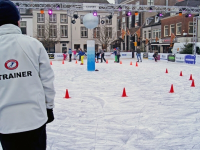 Gemeente Harderwijk geeft schaatsles