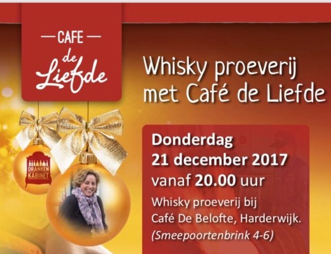 Wisky proeverij met Café de Liefde