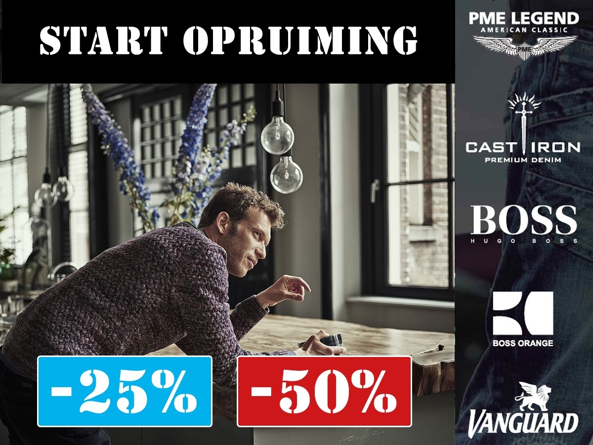 Germano Menswear is gestart met de uitverkoop!