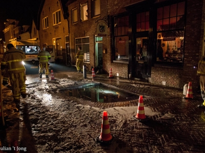 Wateroverlast in de Hoogstraat