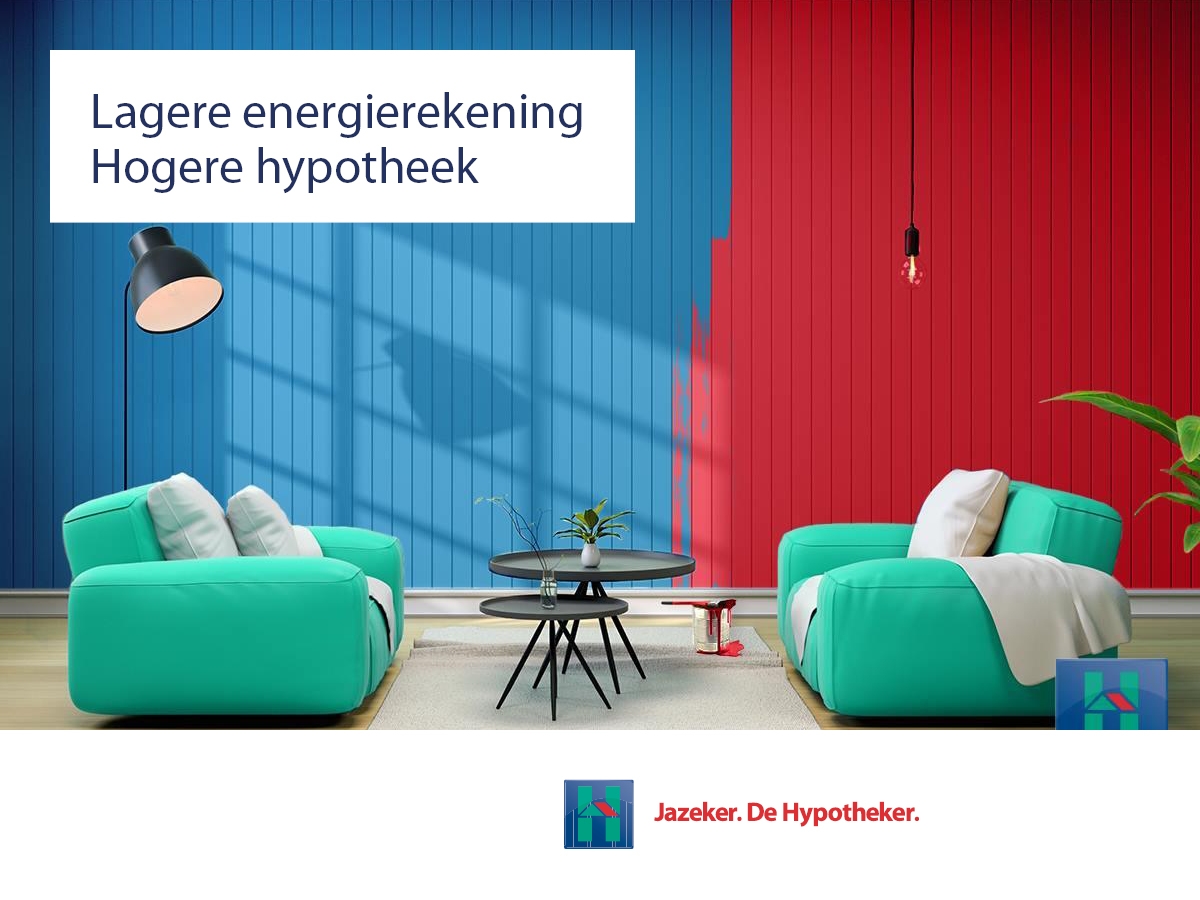 Lagere energierekening, hogere hypotheek