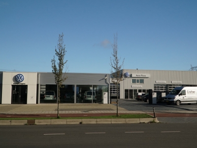Volkswagen bedrijfswagencentrum in Harderwijk