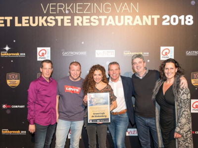 Grand Cafe de Stakenberg wint Golden Award bij Restaurant Verkiezing 2018